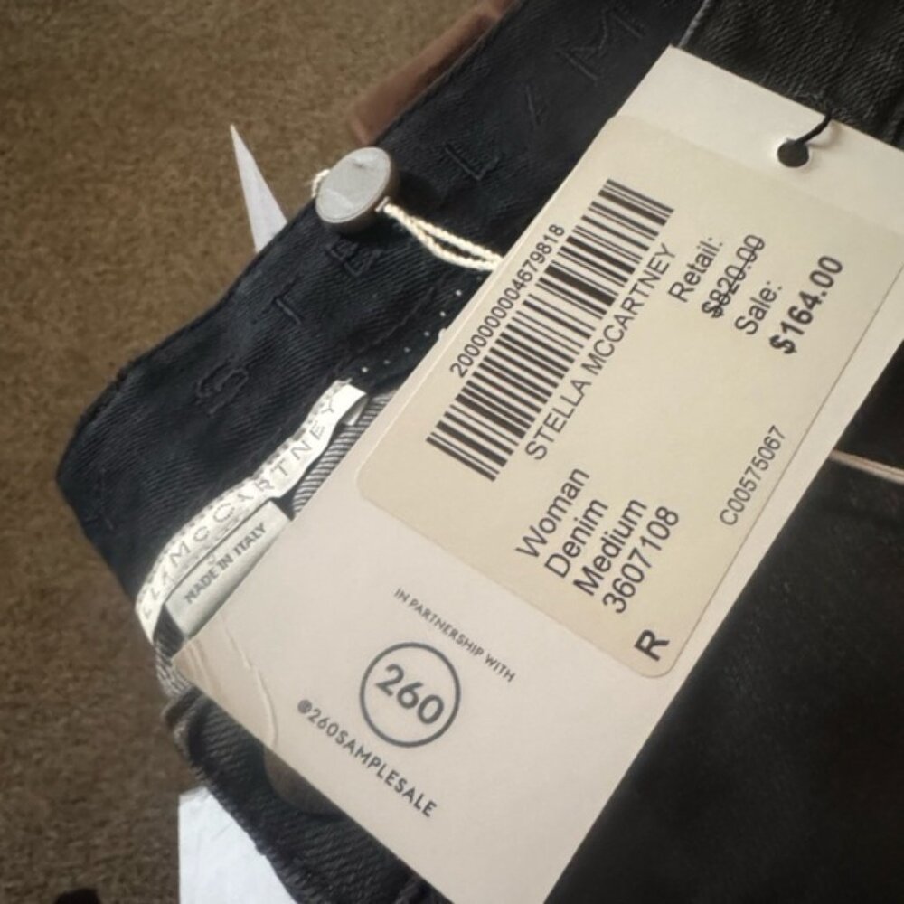 Stella McCartney The Skinny Boyfriend embroidered mid rise slim leg jeans - Picture 10 of 10